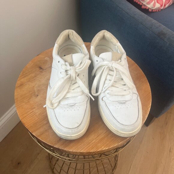 Madewell Court Sneakers in Colorblock Leather and Suede Sneakers Size 7 - Picture 4 of 12